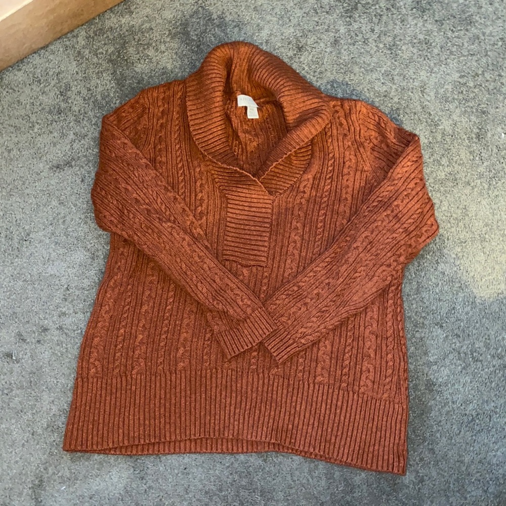 Orange sweater